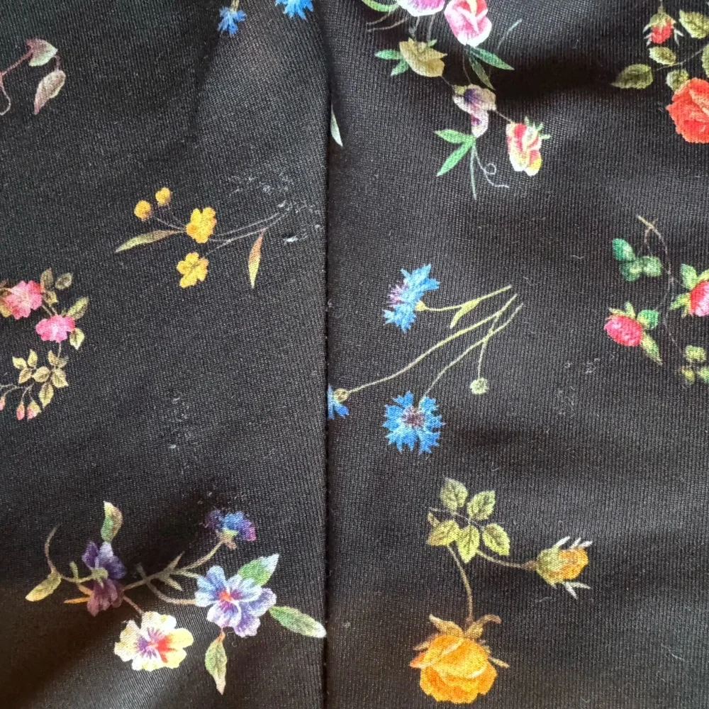 Blackmilk Black Floral High-Waist Shorts - Picture 4 of 4